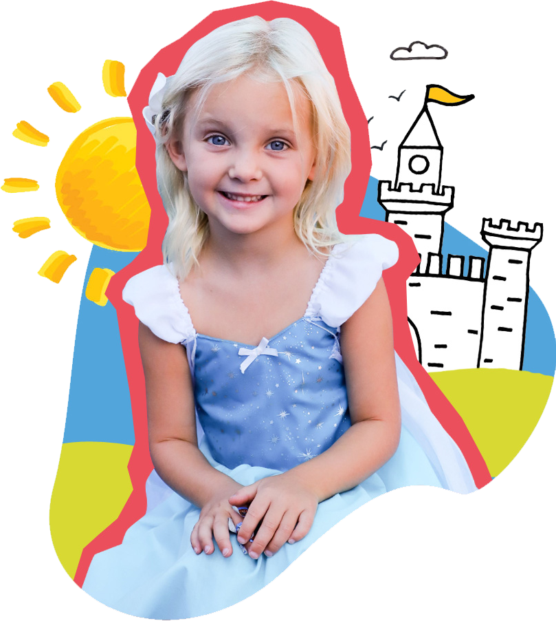 upcoming-events Child at SDCDM posing in princess costume