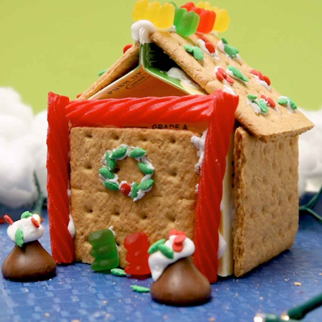 Finished gingerbread house