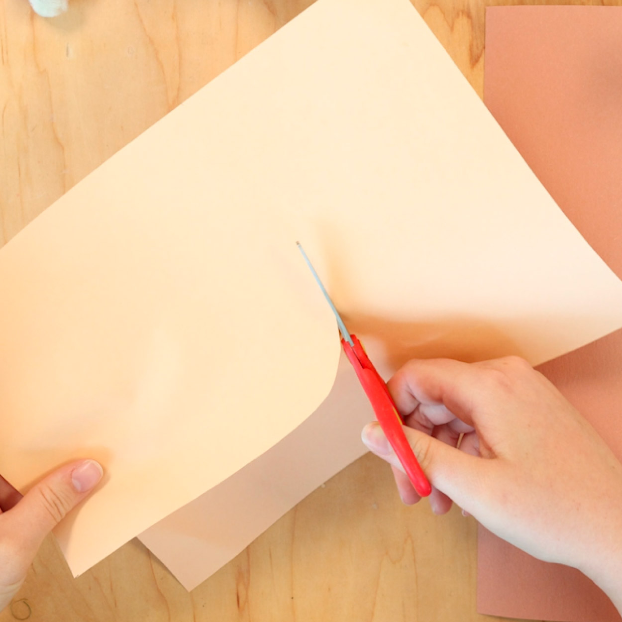 Cut construction paper