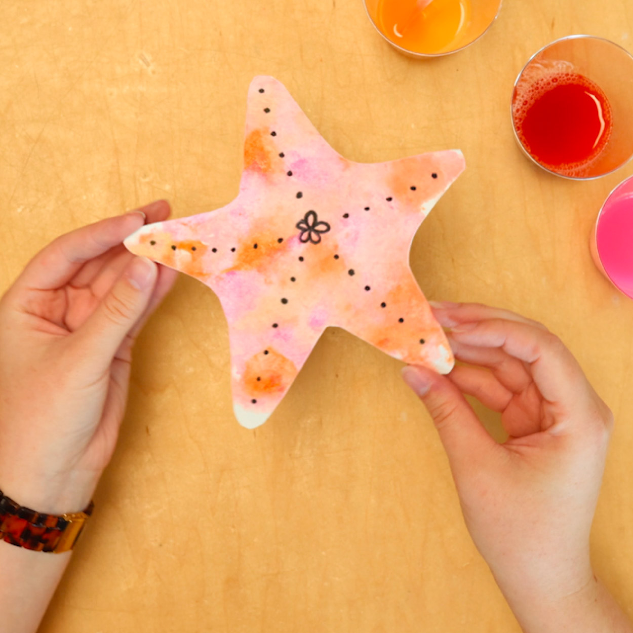 Blow Paint Starfish