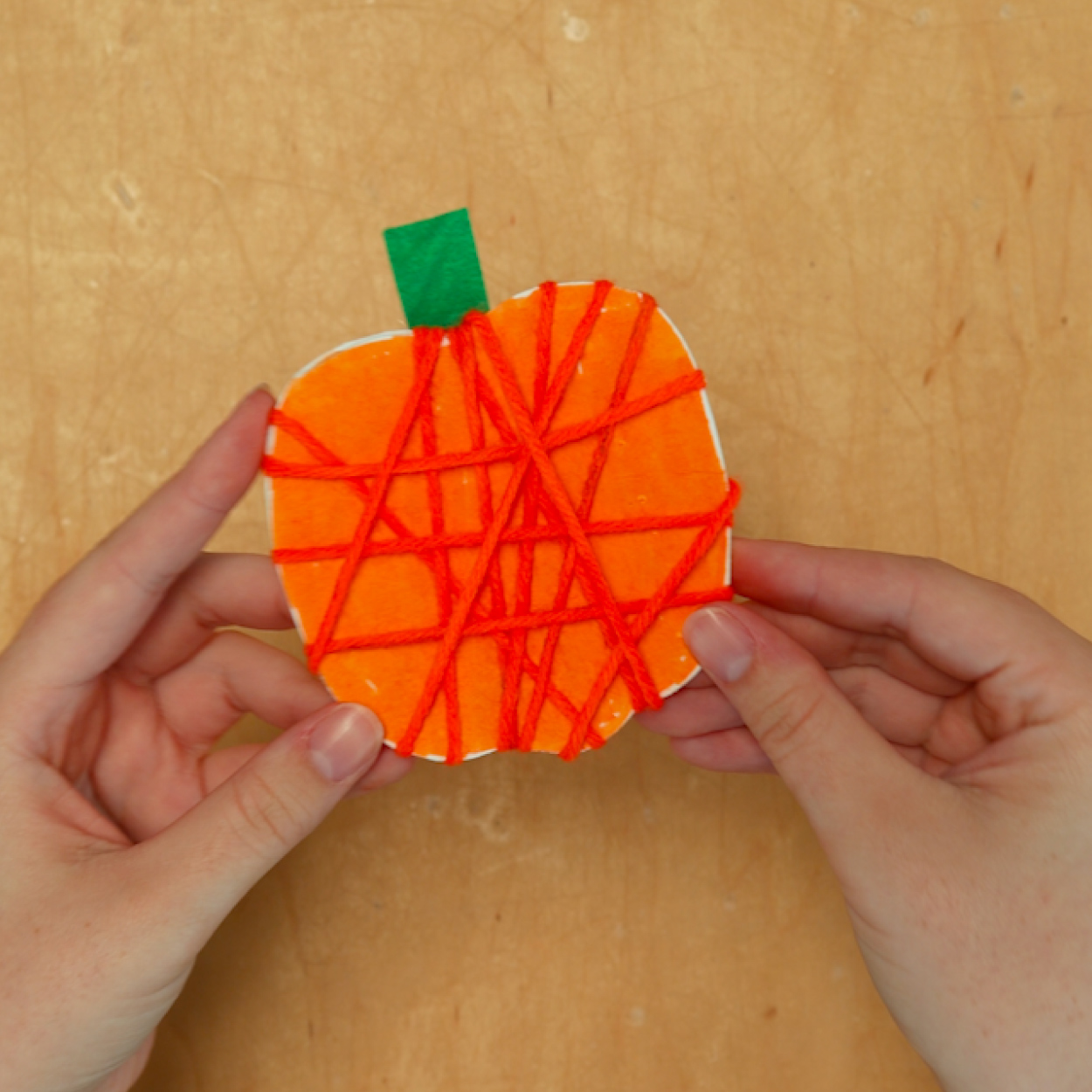 Yarn Pumpkin Activity