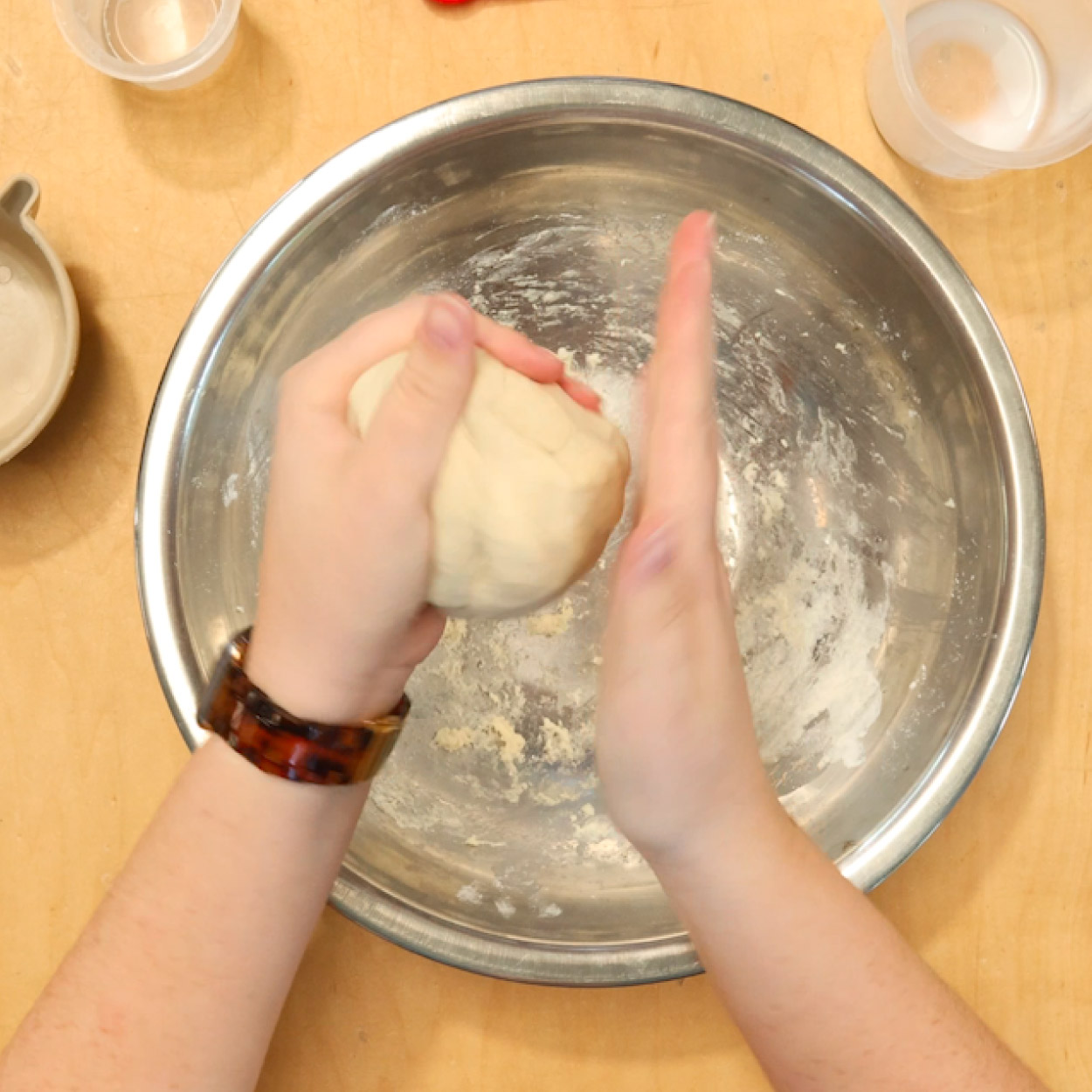 Knead dough