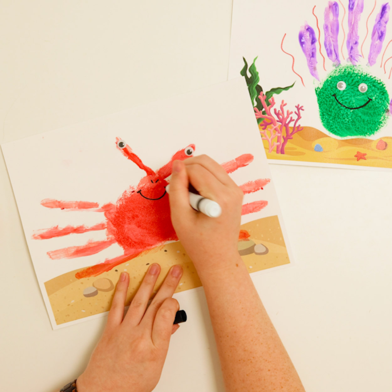 Other sea creature handprints