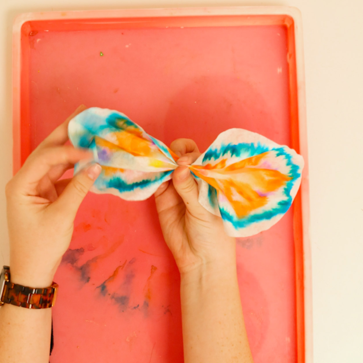 Create butterfly wings