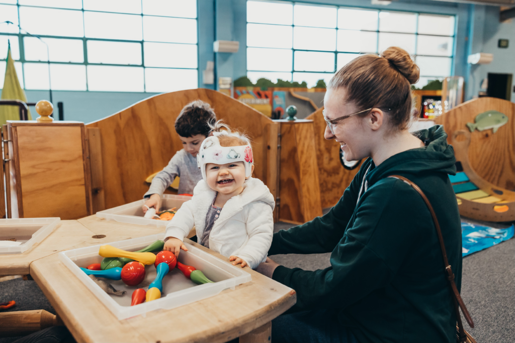 CMoD sensory child with caregiver