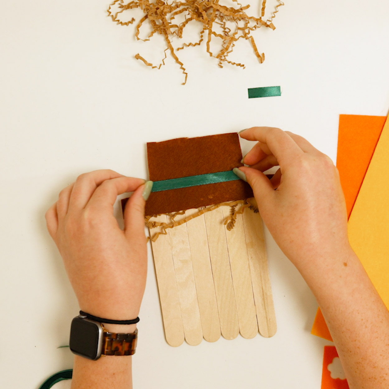 Decorate your scarecrow's hat